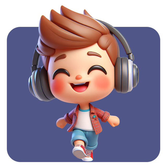 menino com fone